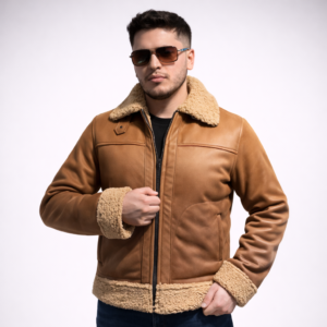 chaqueta men piloto ovejera clásica